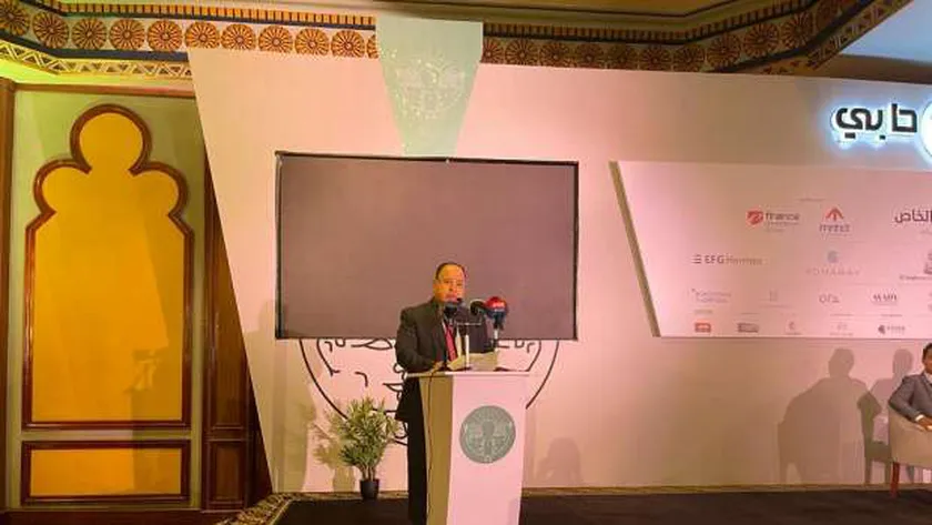 الدكتور محمد معيط خلال كلمته بمؤتمر تمكين القطاع الخاص