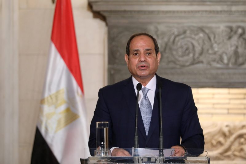الرئيس عبد الفتاح السيسي رئيس جمهورية مصر العربية