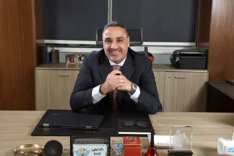 حاتم سمير الشريك المؤسس والرئيس التنفيذي لشركة جلوبال كورب للخدمات المالية