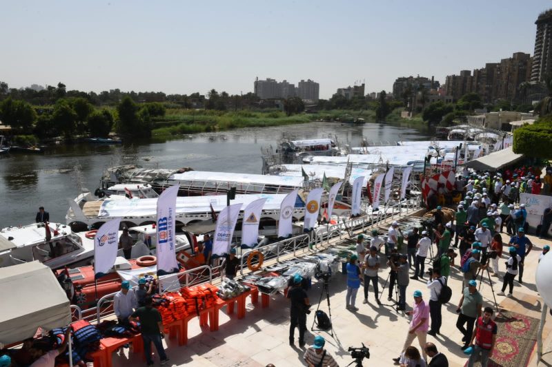 مشاركة البنك التجاري الدولي في مبادرة تنظيف مياة النيل