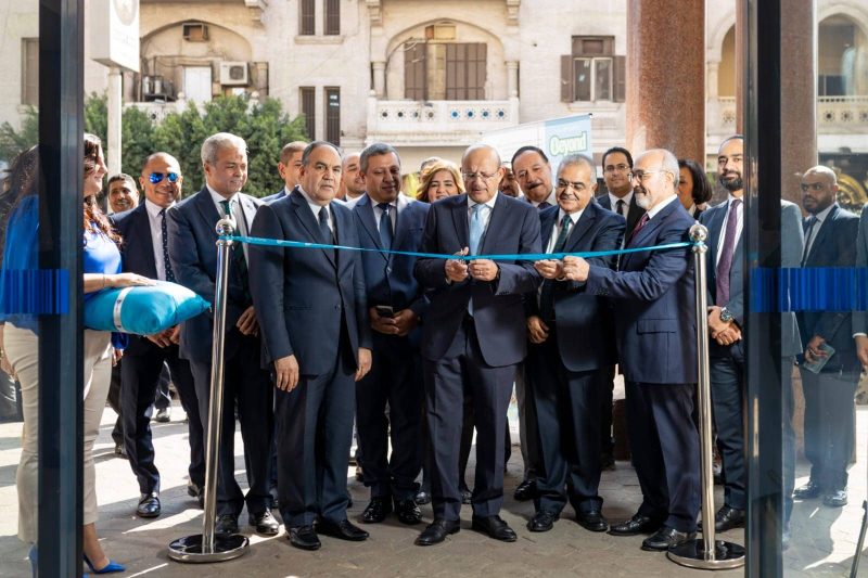 افتتاح بنك قناة السويس فرع مصر الجديدة بعد تجديده