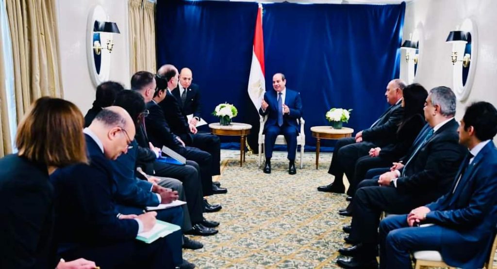 الرئيس السيسي يستقبل رئيس البنك الدولي بمقر إقامته في واشنطن الرئيس السيسي يستقبل رئيس البنك الدولي بمقر إقامته في واشنطن