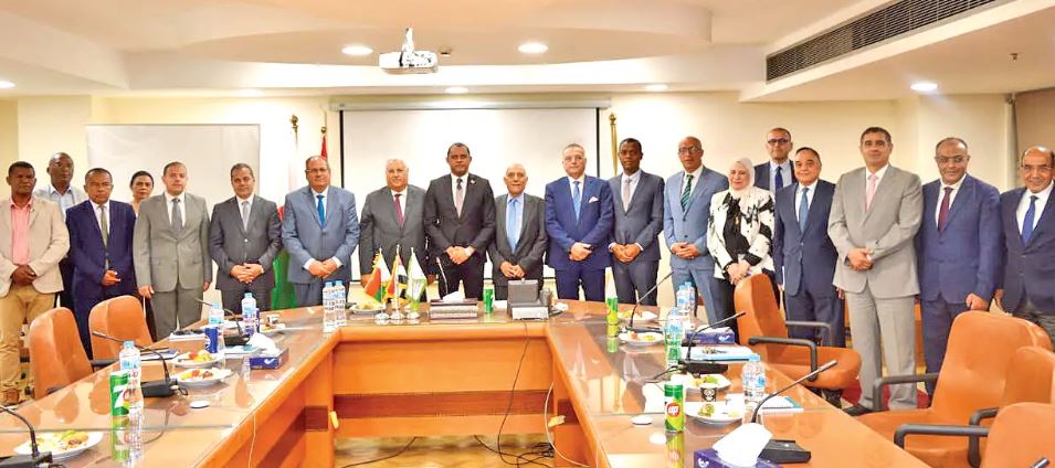 وفد من مدغشقر يطلع على جهود البنك الزراعى فى دعم التنمية الزراعية