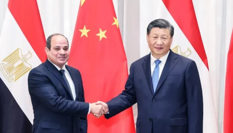 الرئيس عبد الفتاح السيسي والرئيس الصيني شي جين بينج - أرشيفية