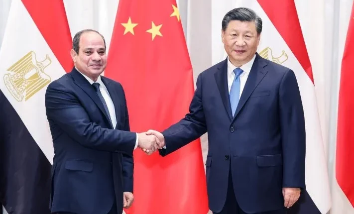 الرئيس السيسي ونظيره الصيني