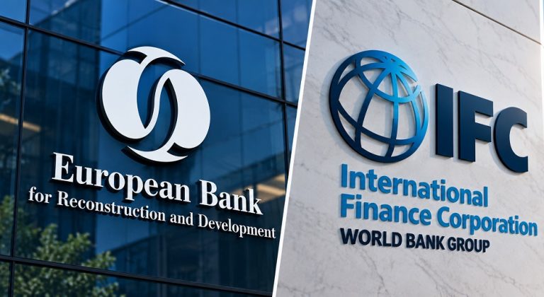 البنك الأوروبي لإعادة الإعمار و«التمويل الدولية» يشاركان في الطرح الخاص لبنك القاهرة بنسبة 15.74% لكل منهما شعارا البنك الأوروبي وIFC